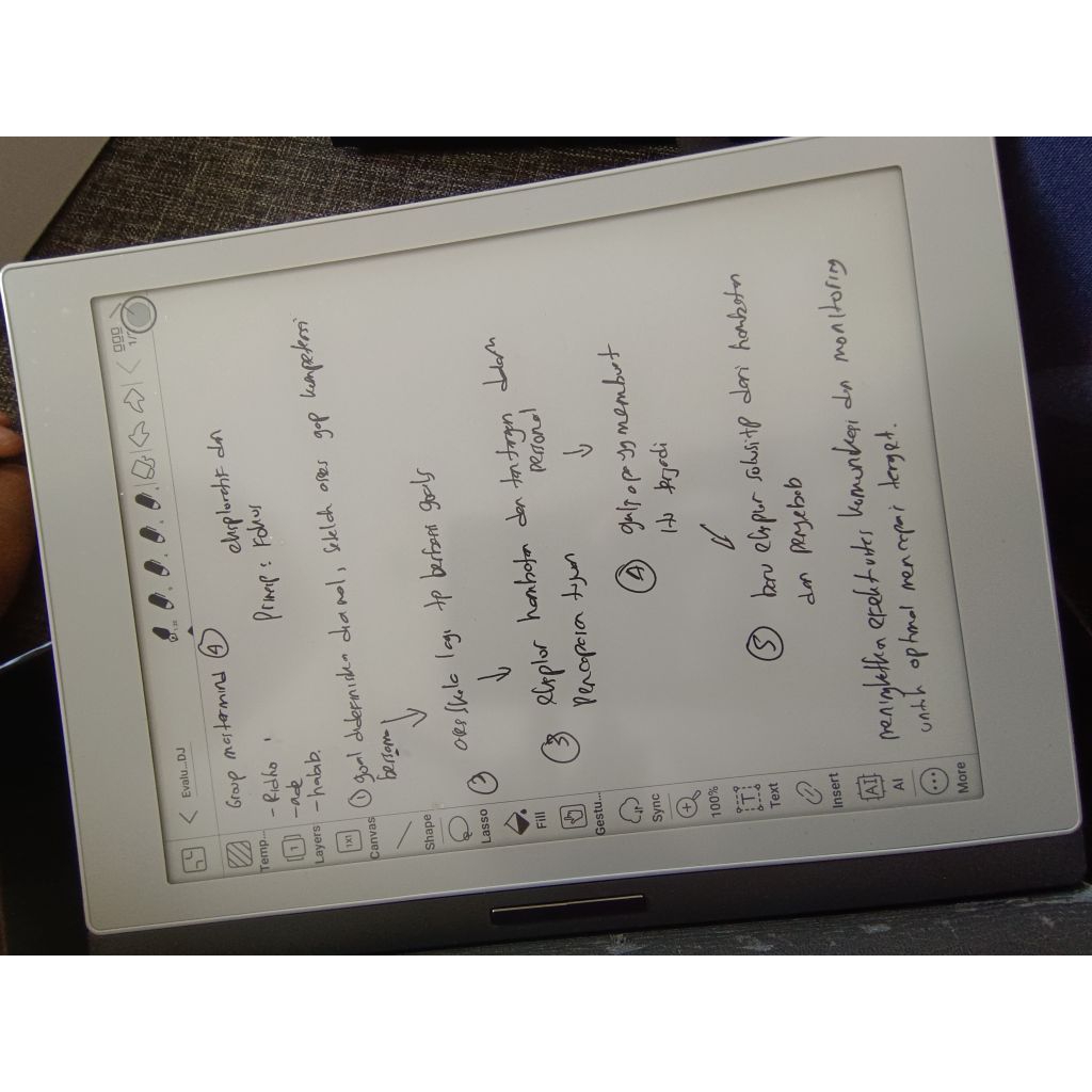 pl preloved Onyx boox e-reader e ink include pen stylus tablet 7,8 inch