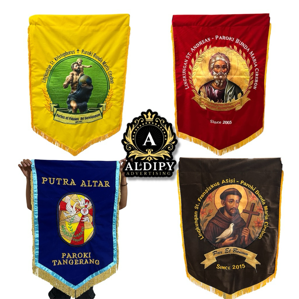 Bendera Vandel Bendera Pataka Vandel Bendera Vandel Bordir Bendera Vandel Bludru Premium Bendera Cos