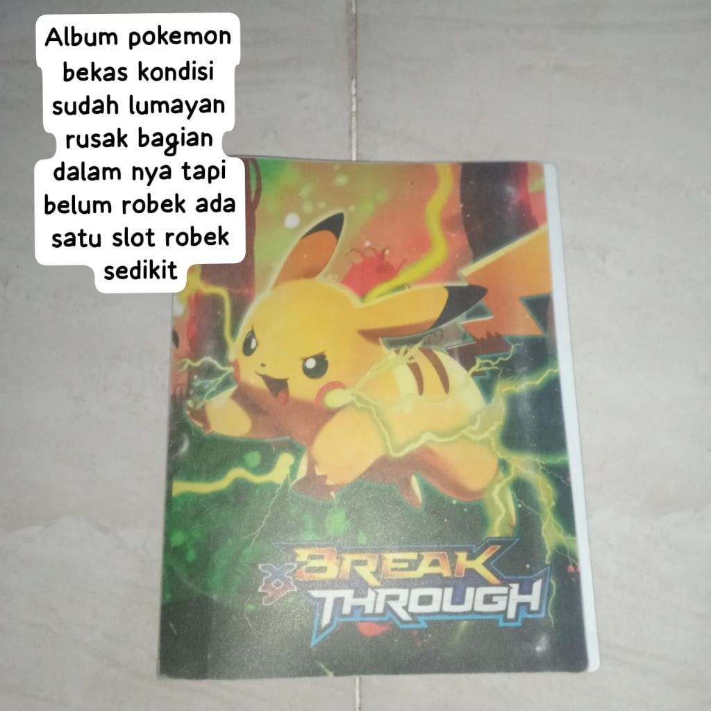 Album pokemon bekas (baca deskripsi) 240 penyimpanan kartu
