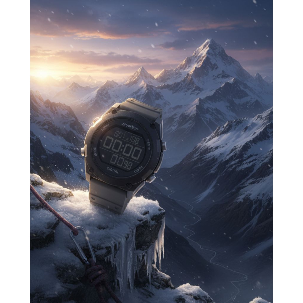 jam tangan pria digital baywatch 2383