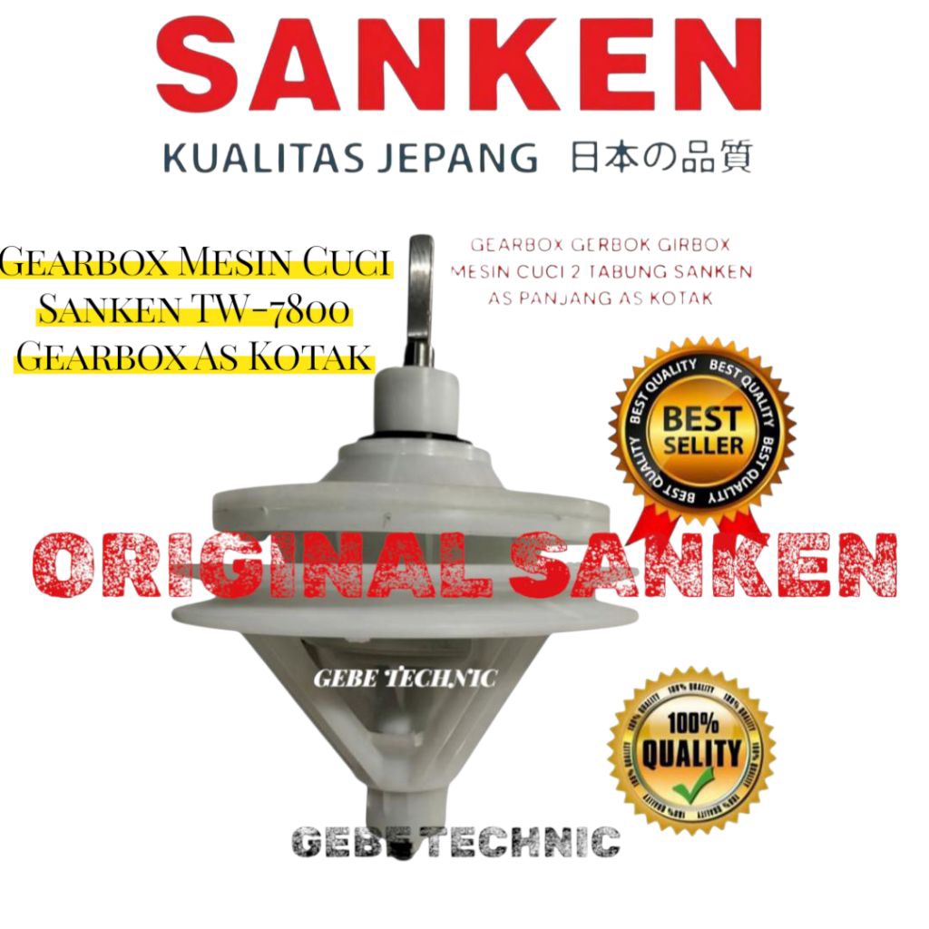 Gearbox Mesin Cuci Sanken TW-7800 Gearbox As Kotak