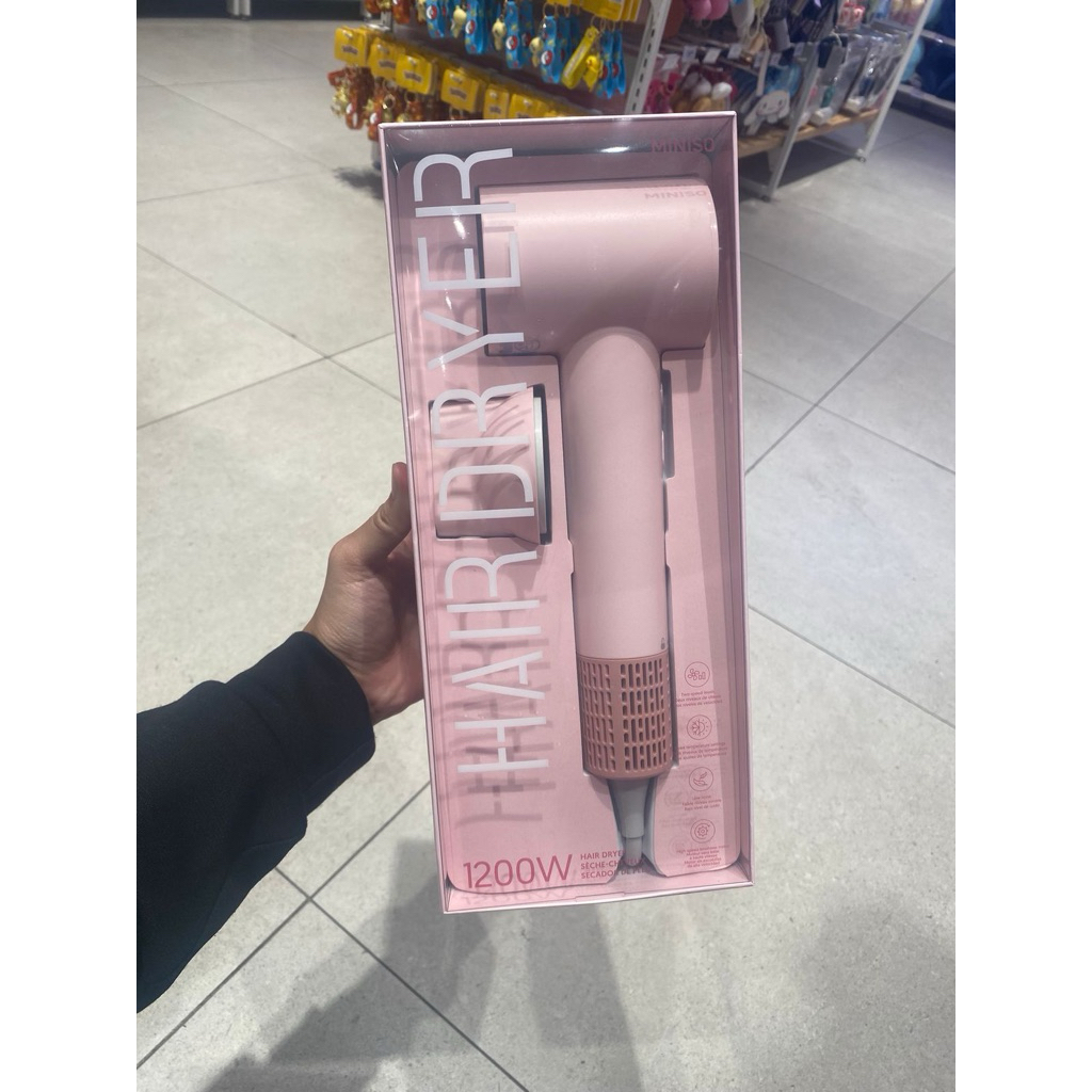 Miniso - Classic Series High Speed  Hair Dryer Model 1200Watt (Pink)