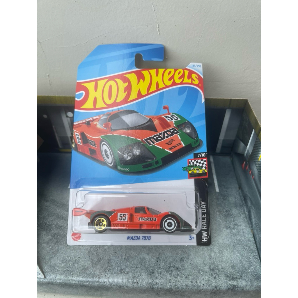 hot wheels mazda 787b orange