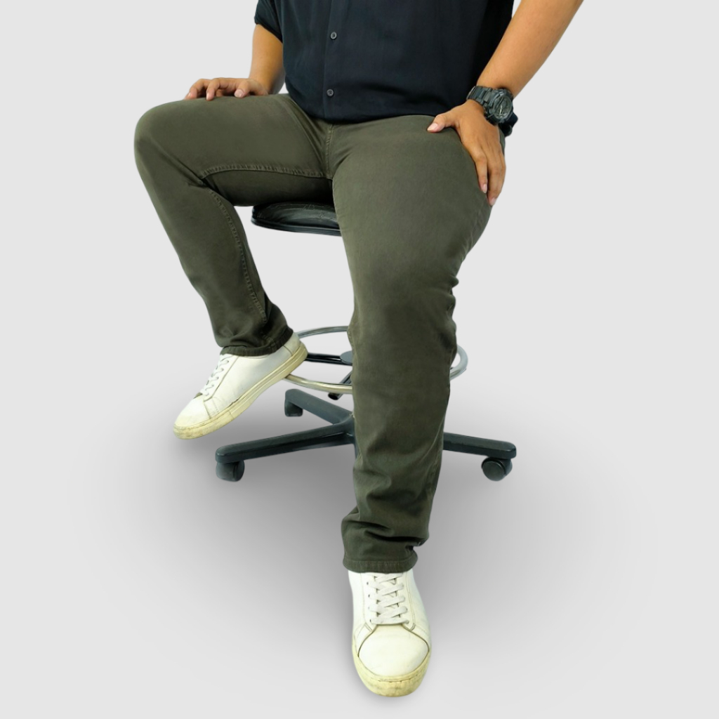 JB Boss Bravo W Big Size Regular Basic Lurus Jumbo Besar Celana Panjang Jeans Denim Stretch Melar Pr