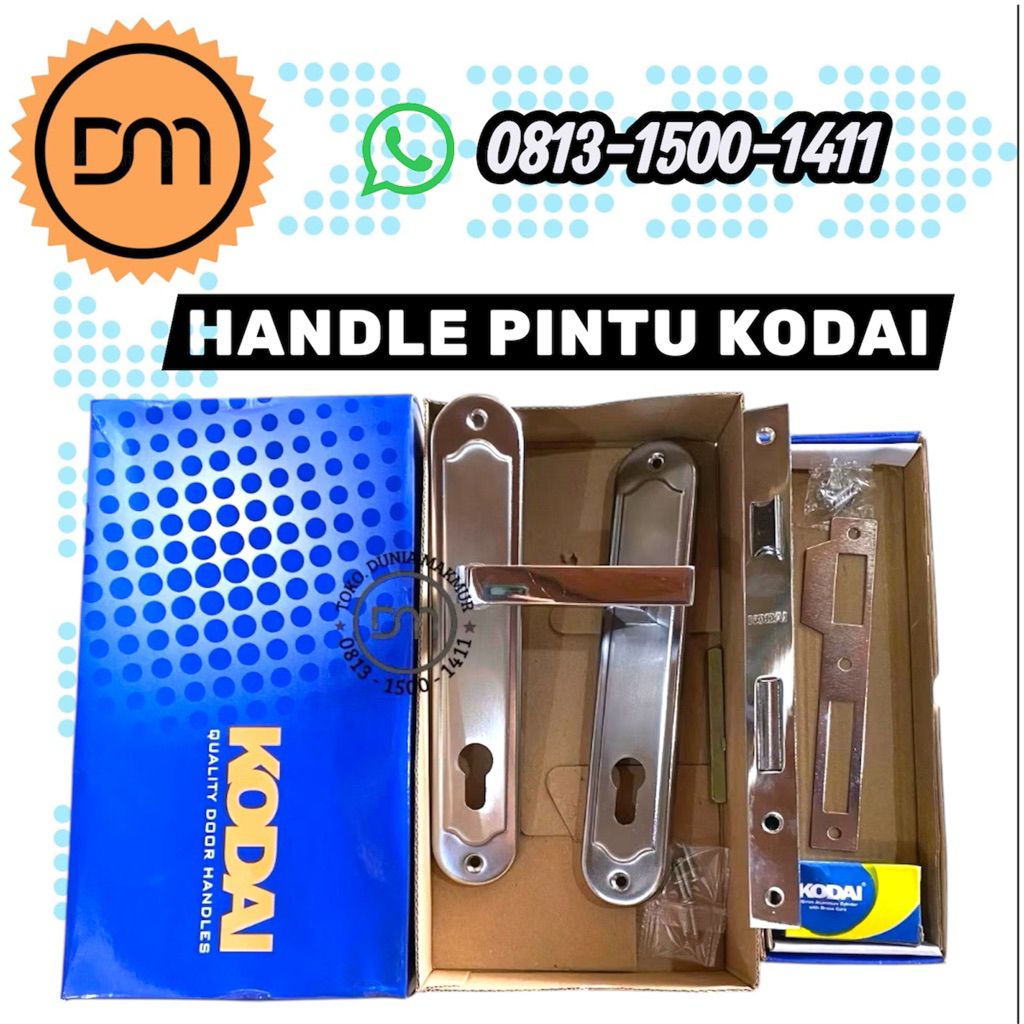 Handle pintu kodai 60402SC / gagang pintu kodai / kunci pintu besar / handle pintu besar kodai