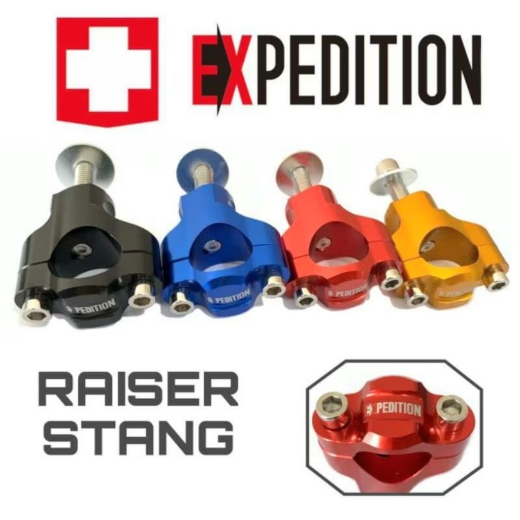 Raiser Stang EXPEDITION Peninggi Stang Fatbar Protaper Motor Crf 150l Klx Wr155 Dtracker Supermoto