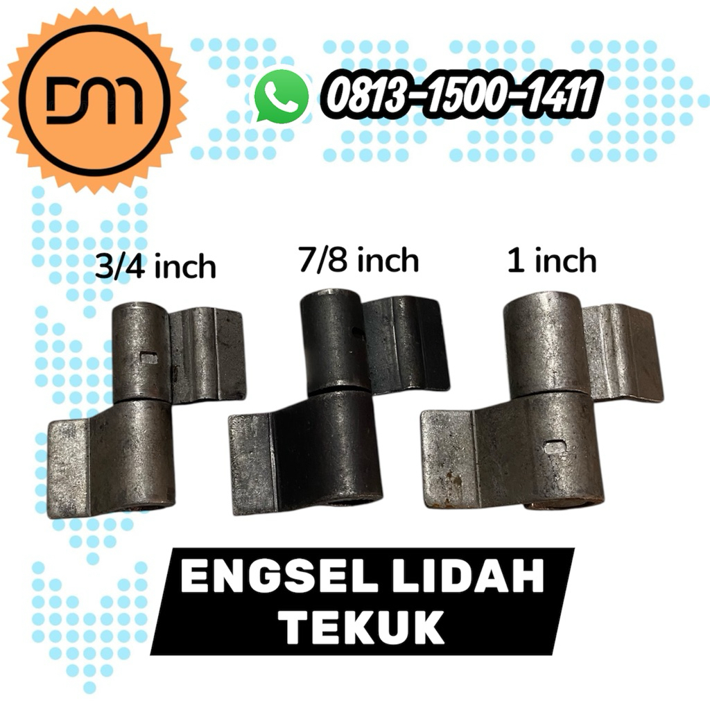DM - ENGSEL LIDAH / ENGSEL PINTU PAGAR BESI / ENGSEL KUPING