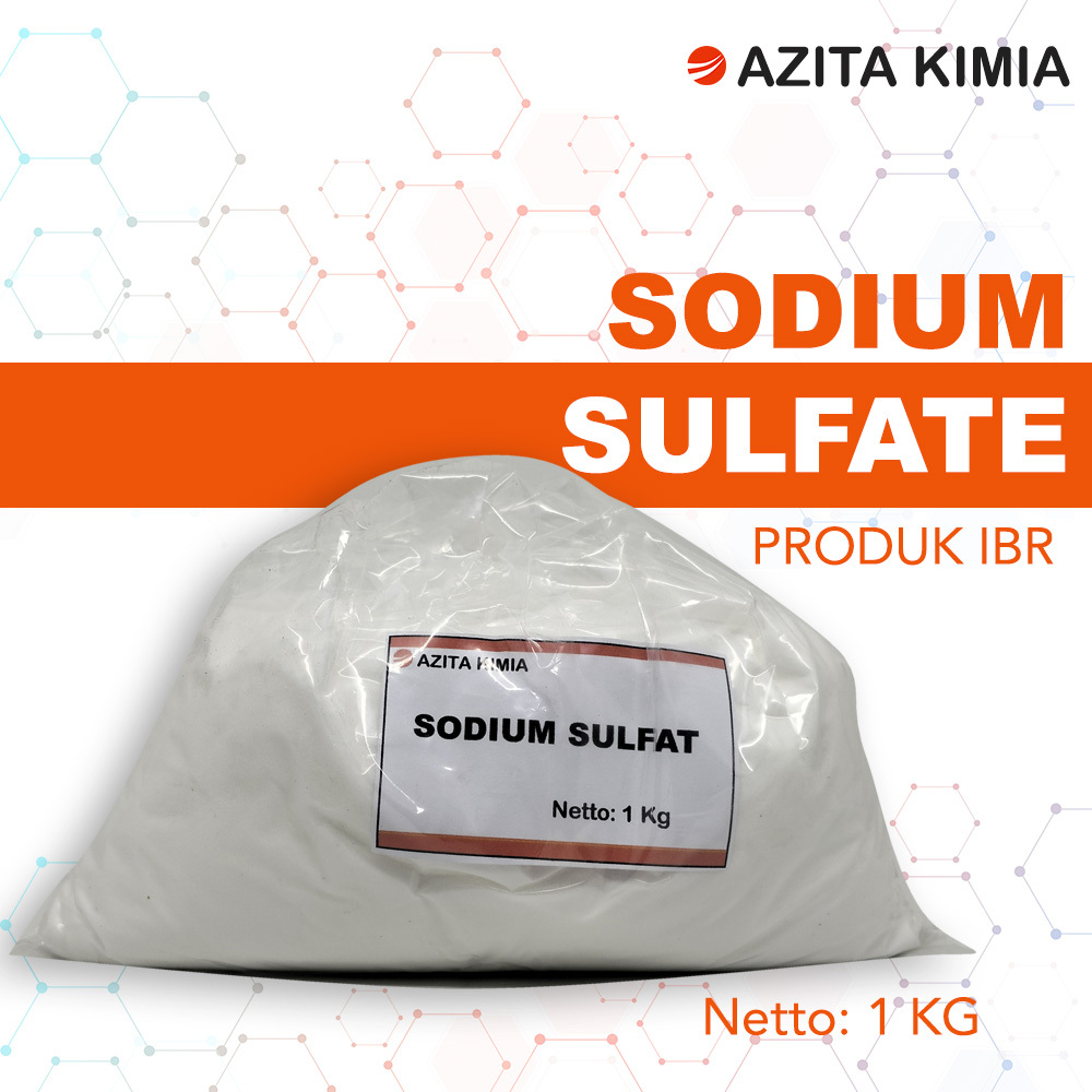 Sodium Sulfat / Sodium Sulfate / Natrium Sulfat / Soda Sulfat IBR 1 Kg