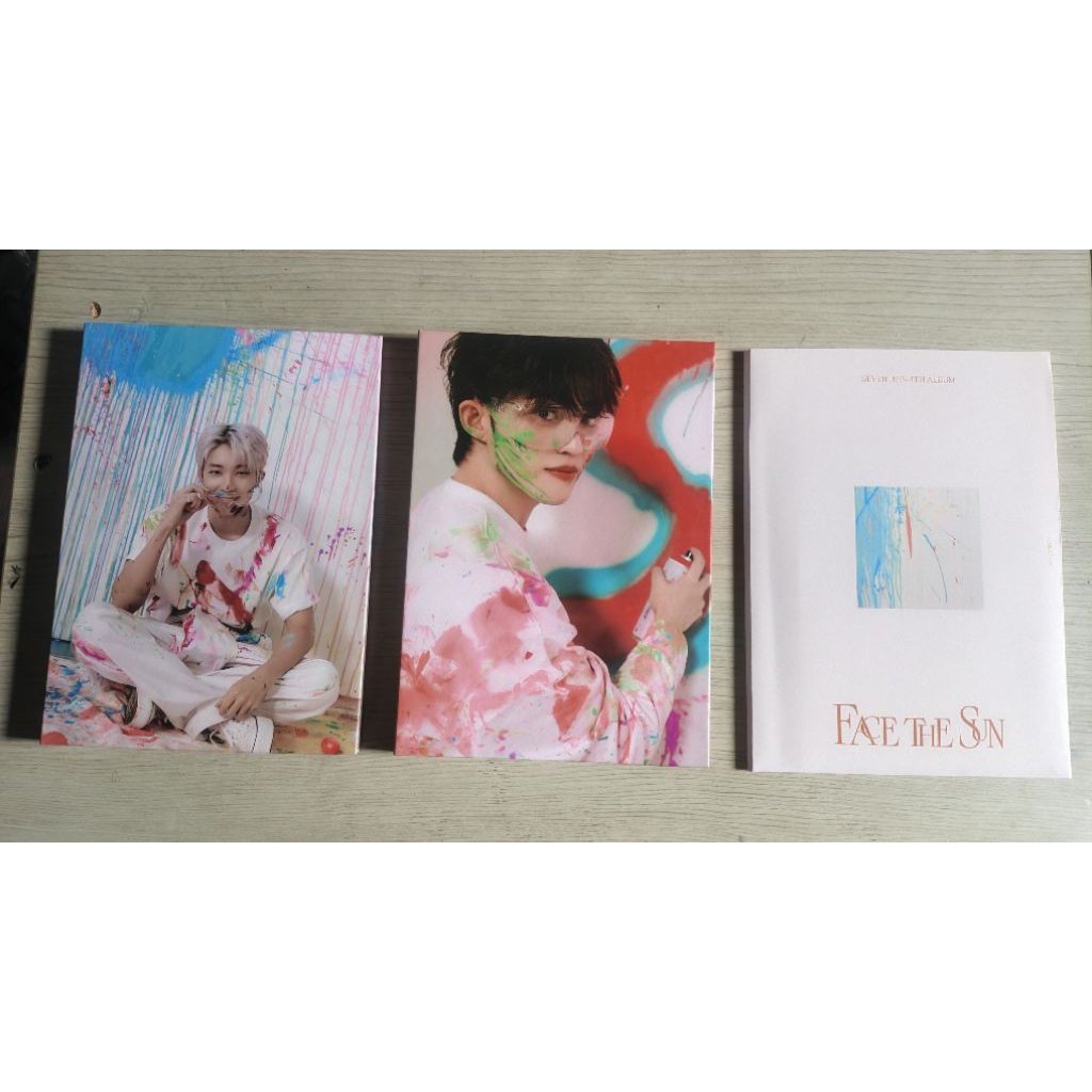 Seventeen Wonwoo Wonu Scoups Seungcheol FTS Face The Sun Carver Carat Version Binbook Binder Booklet