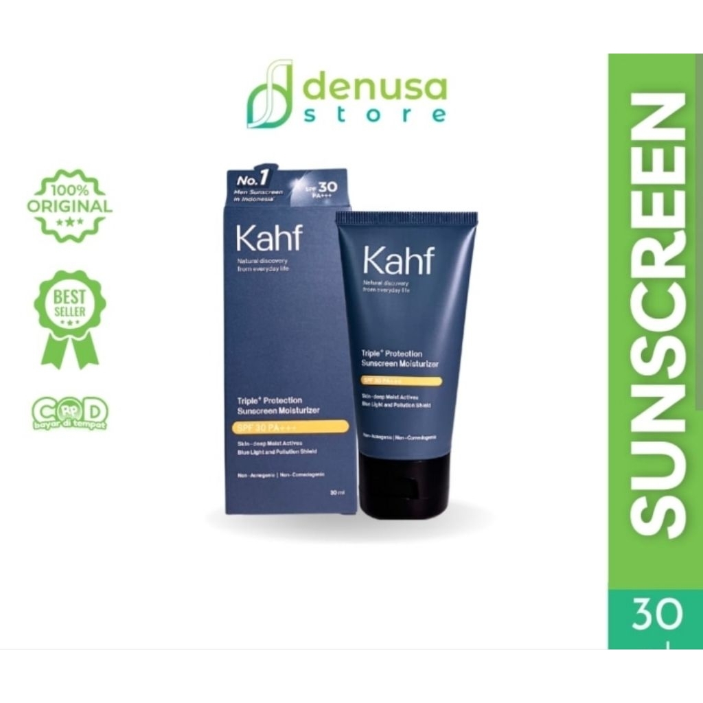 kahf sunscreen moisturizer