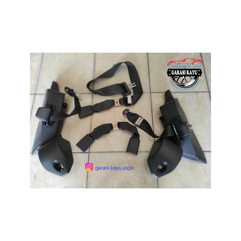 Seatbelt belakang ex. Starlet GT/EP82 2 pintu, copotan original