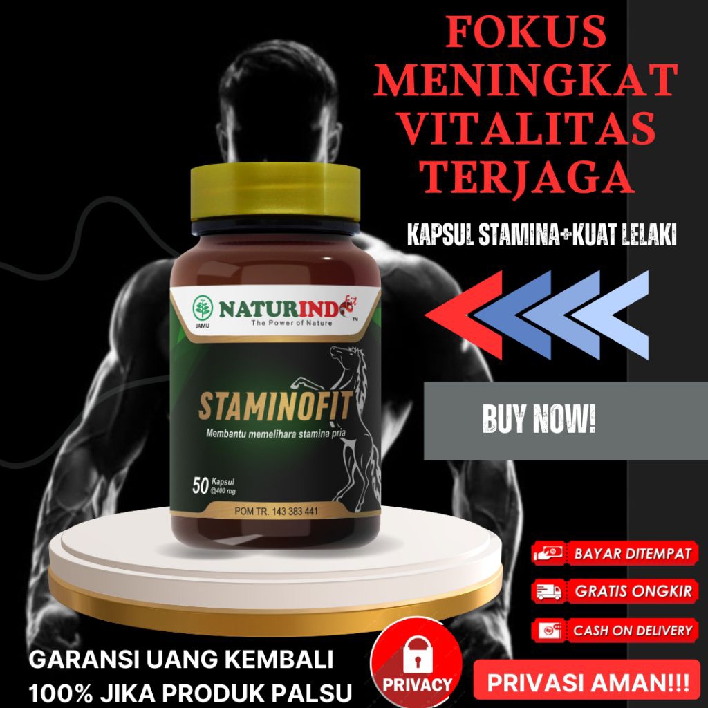 Obat Vitalitas Pria Dewasa Penyubur sperm Pria Staminofit Asli Ampuh