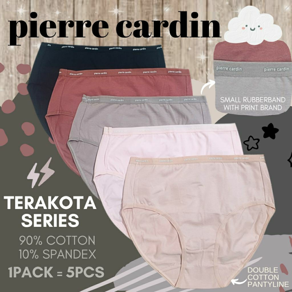 pierre cardin terakota series panty pack/celana dalam wanita branded murah katun