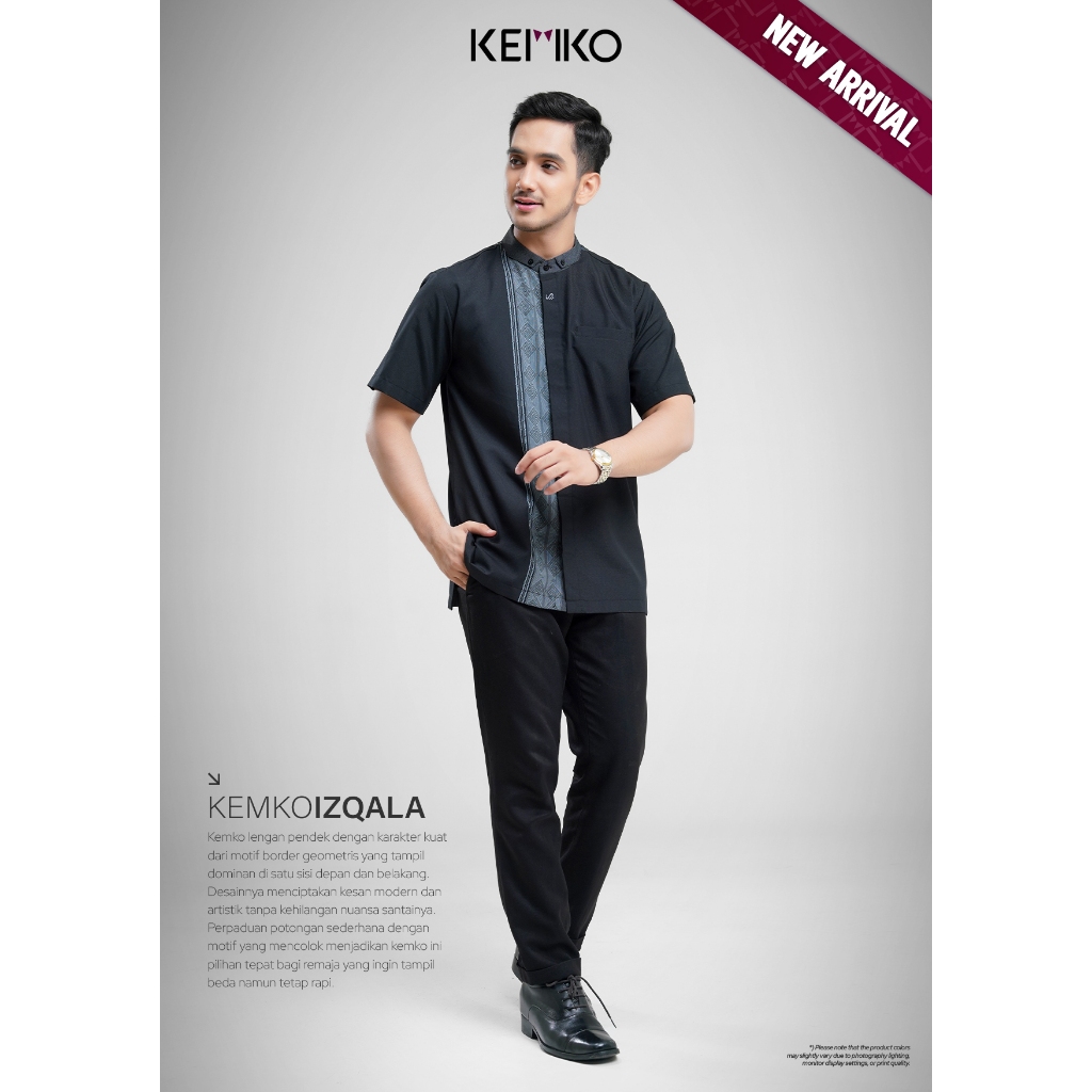 KEMKO IZQALA NEW RABBANI Lengan pendek kemeja koko