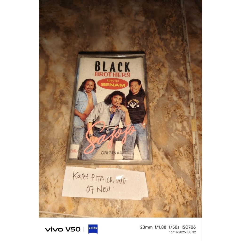 Kaset Pita - Black Brothers Special Senam - Sajojo