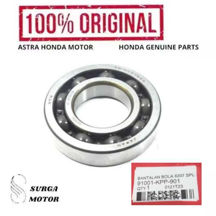Laher,Bearing Kruk As Kanan 6207 Motor Honda CBR150R CBR 150 R K45A Supra Sonic 91001KPP901 91001-KP
