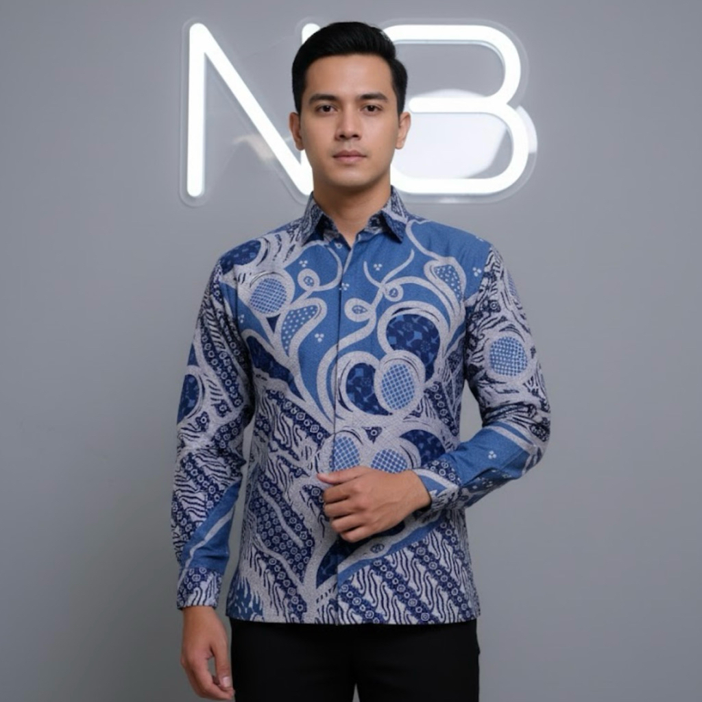 Batik Pria Lengan Panjang | Kemeja Batik Pria | Seragam Batik Pria Lengan Panjang