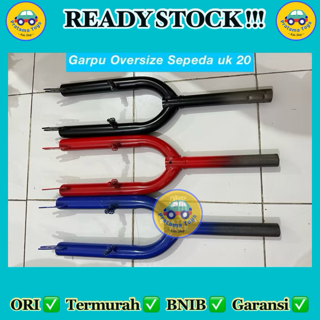 Fork Garpu Slop OVERSIZE Tanpa Drat Sepeda BMX Ukuran 20 Murah
