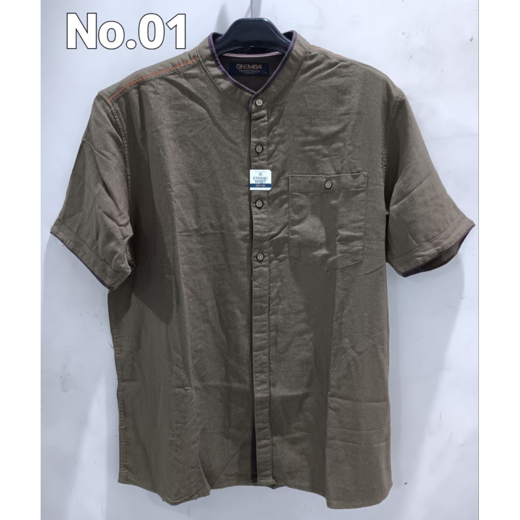 Koko kemeja emba lengan pendek