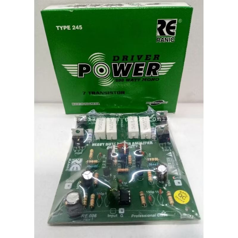 kit power amplifier mono 600 wat tipe 245