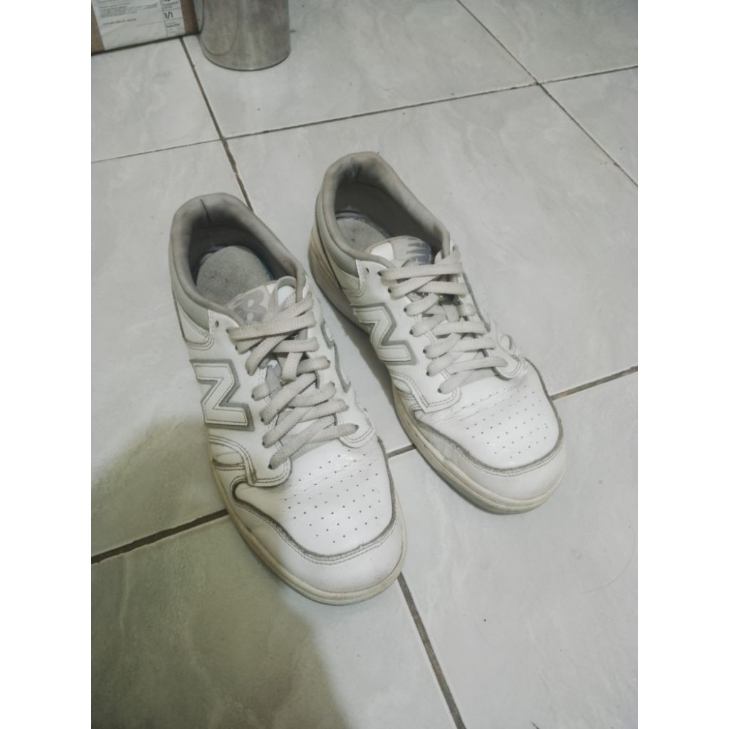 sepatu sneaker cowok NB new balance 480 putih uk. 45 original 100%
