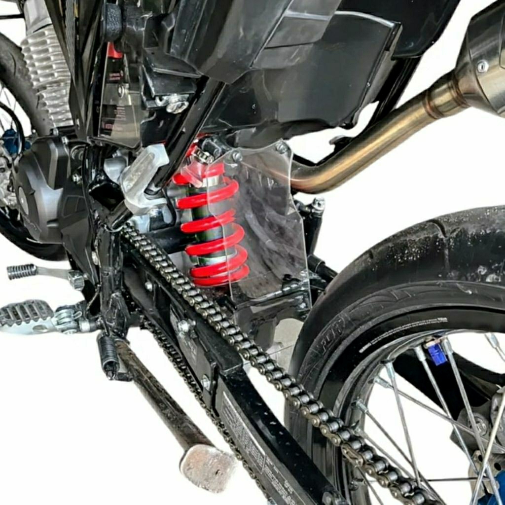Mika Akrilik Honda CRf 150L pelindung Shock/Mudflap Dan tutup/Cover Filter CRF