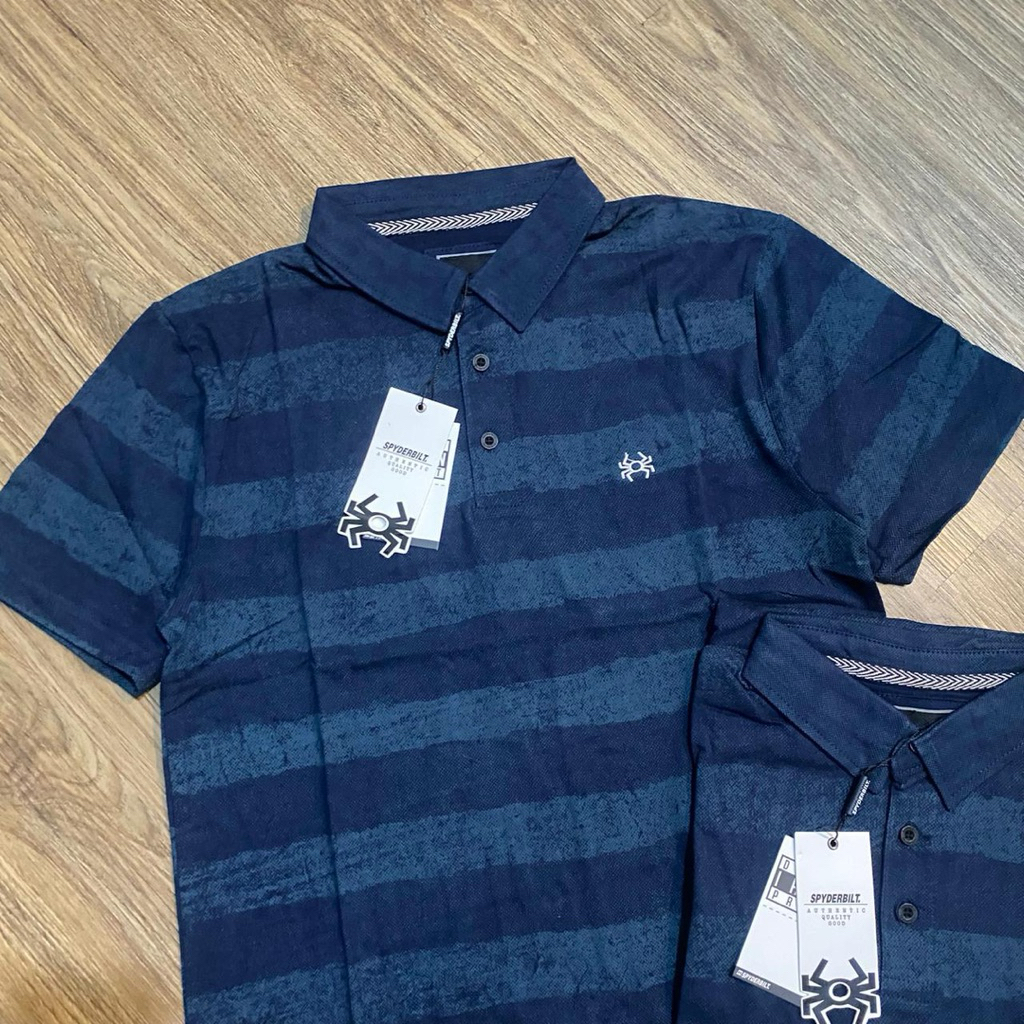 Kemeja Spyderbilt Pria Premium High Quality / Kaos Kerah Polo Lengan Pendek / Baju Distro Terbaru