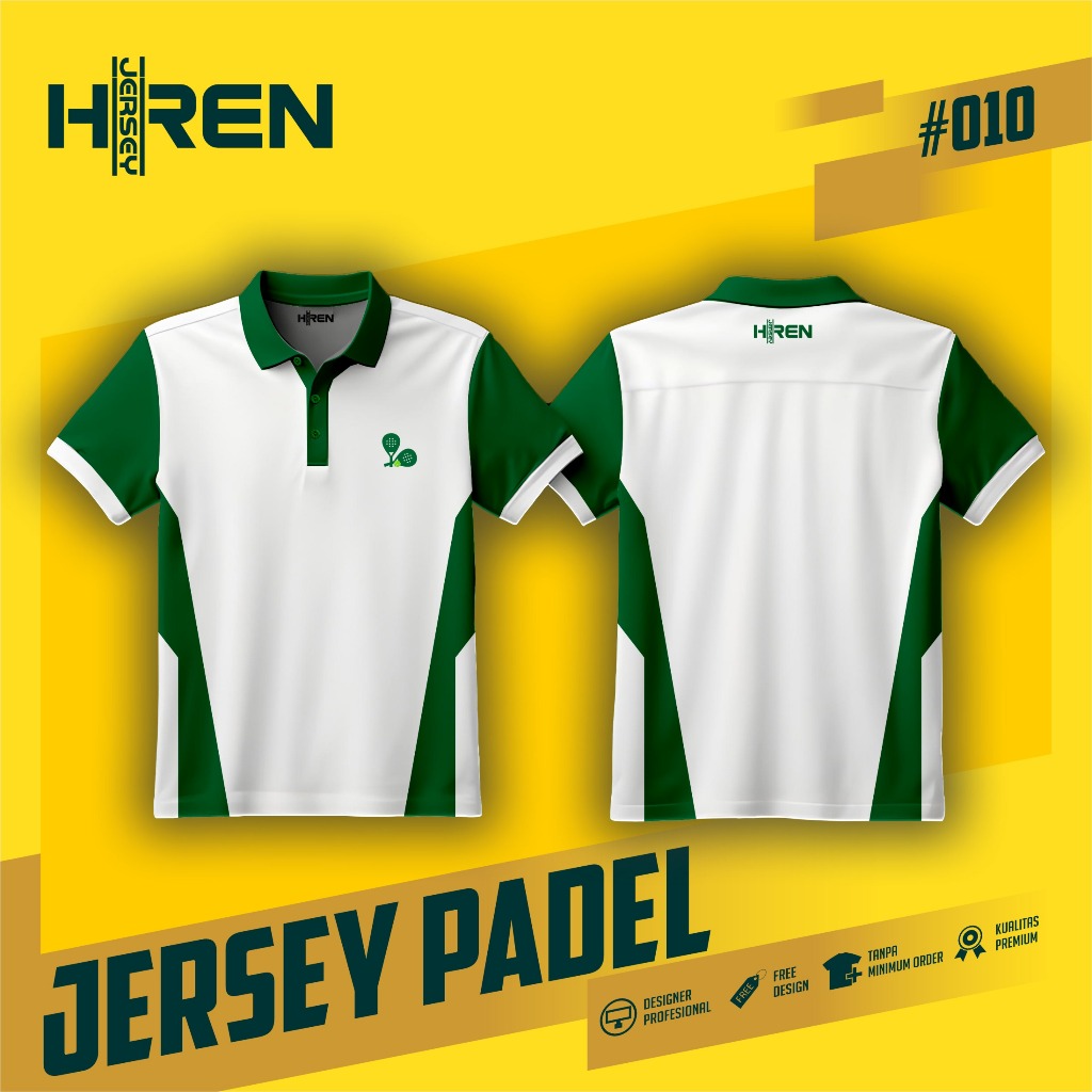 JERSEY PADEL PREMIUM | HREN PADEL 010 JERSEY PADEL CORAK | JERSEY OLAHRAGA PADEL | JERSEY SATUAN | B