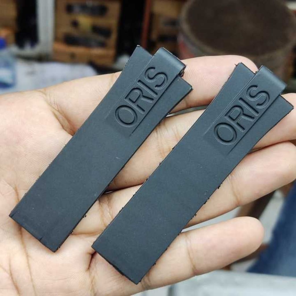 Tali strap jam tangan Oris Aquis 24mm pria karet rubber watch