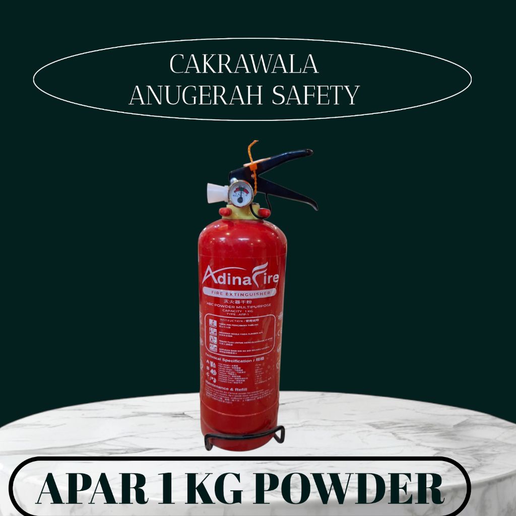 APAR  1KG + BRACKET / APAR 1 KG ABC POWDER SET KOMPLIT PROMO