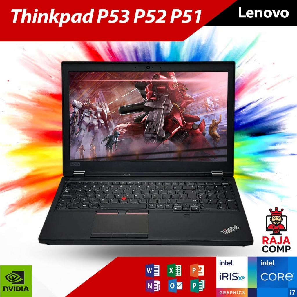Laptop 15 Inch Lenovo Thinkpad P54 | P53 | P52 | P51 | P50 Intel I7 / I5 / XEON RAM 32GB 512GB NVIDI