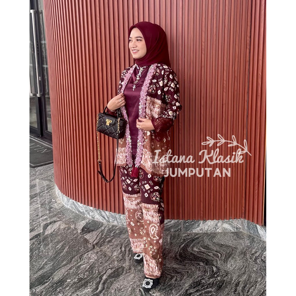 ONESET CELANA JUMPUTAN PALEMBANG KANZA ONESET MURAH ONESET CELANA SET CUTBRAY JUMPUTAN STELAN BRUKAT