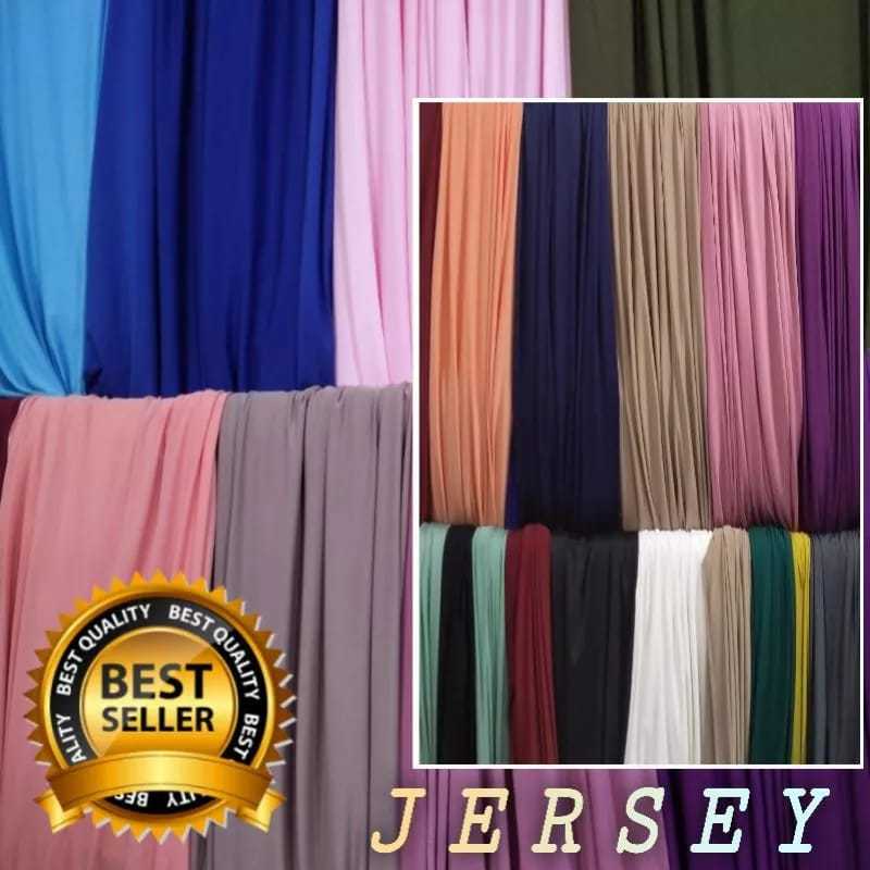 KAIN JERSEY ZOYA KILOAN HARGA ECER SETENGAH KILO Kain kiloan ecer grosir Jersey For Hijab, Gamis, Ro