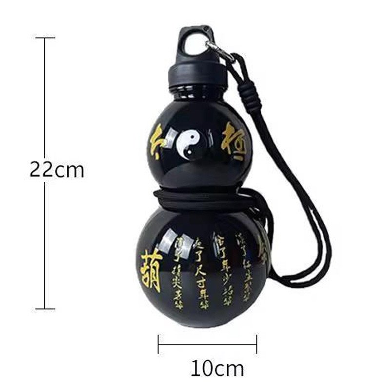 Jual Gourd Water Bottle Botol Minuman Holo Labu Feng Shui Labu Botol 750ML Dengan Sticker