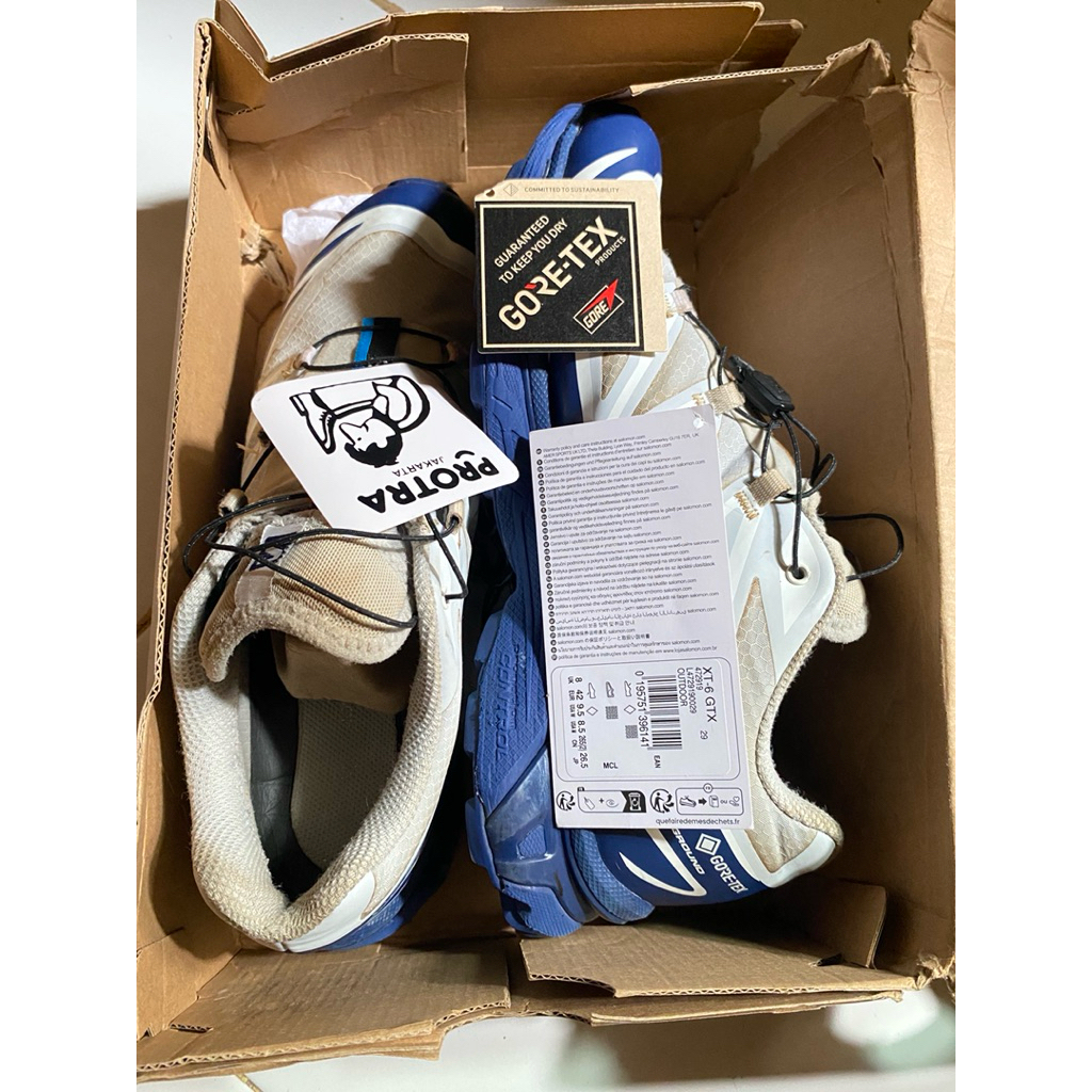 SALOMON XT-6 GORETEX BLUE PRINT