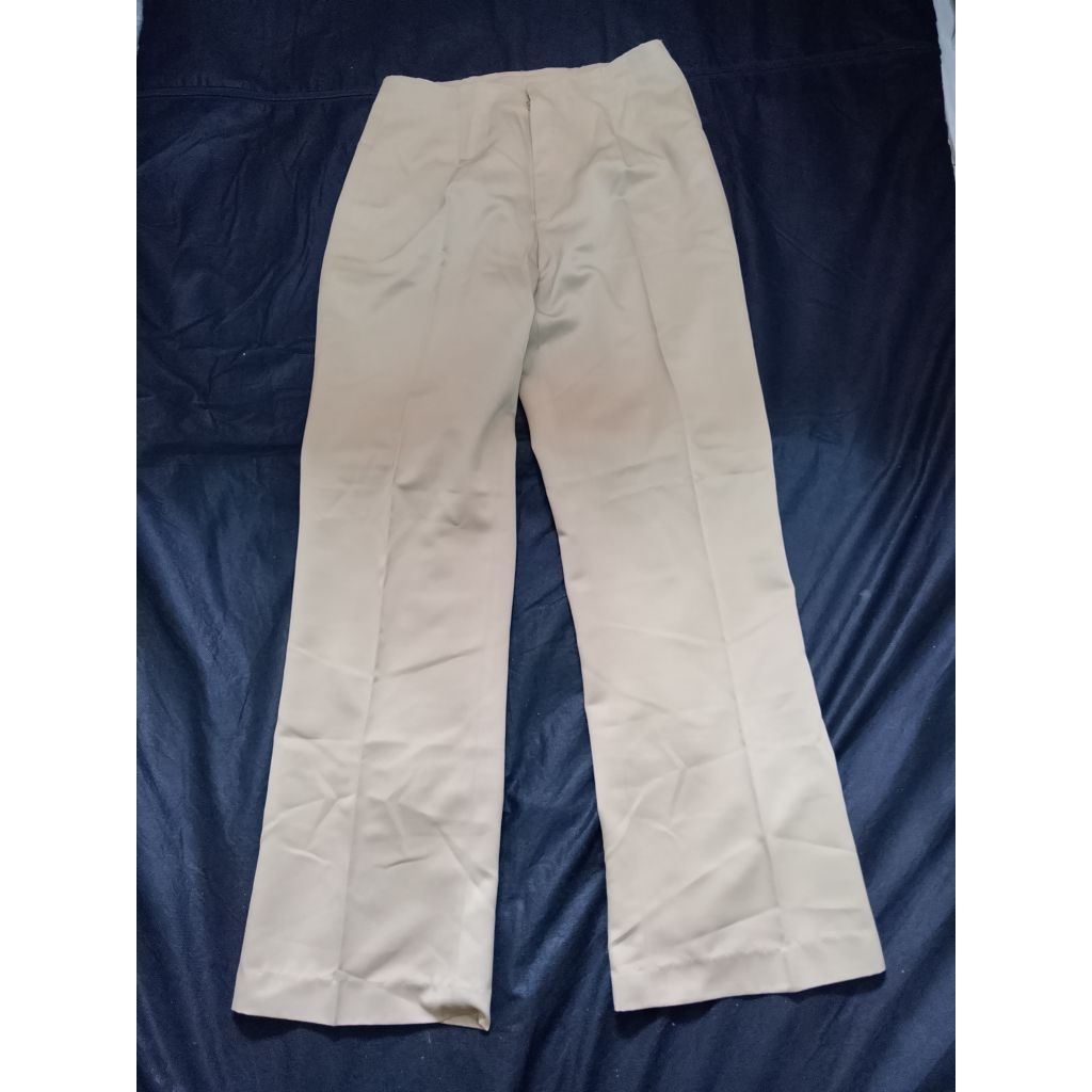 Celana LINMAS / PDH / PNS / ASN / DINAS / Pemda / Kerja / Guru. KHAKI. Perempuan. Preloved