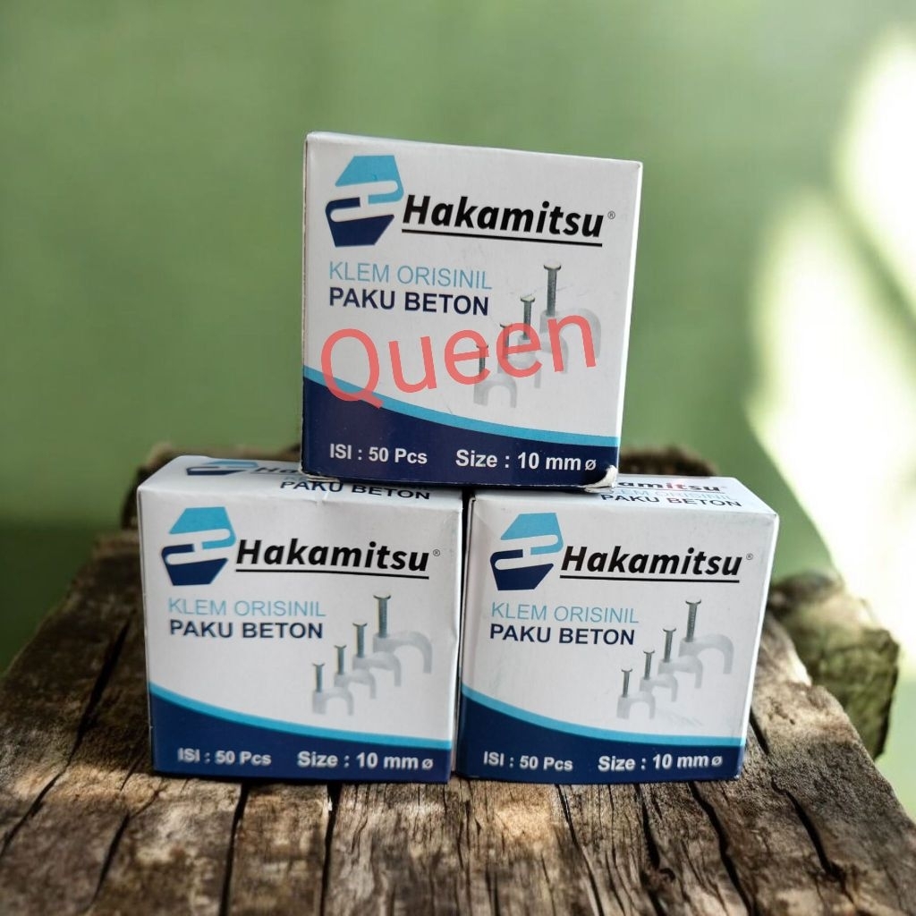 KLEM KABEL  HAKAMITSU ( Paku Beton) 10 mm