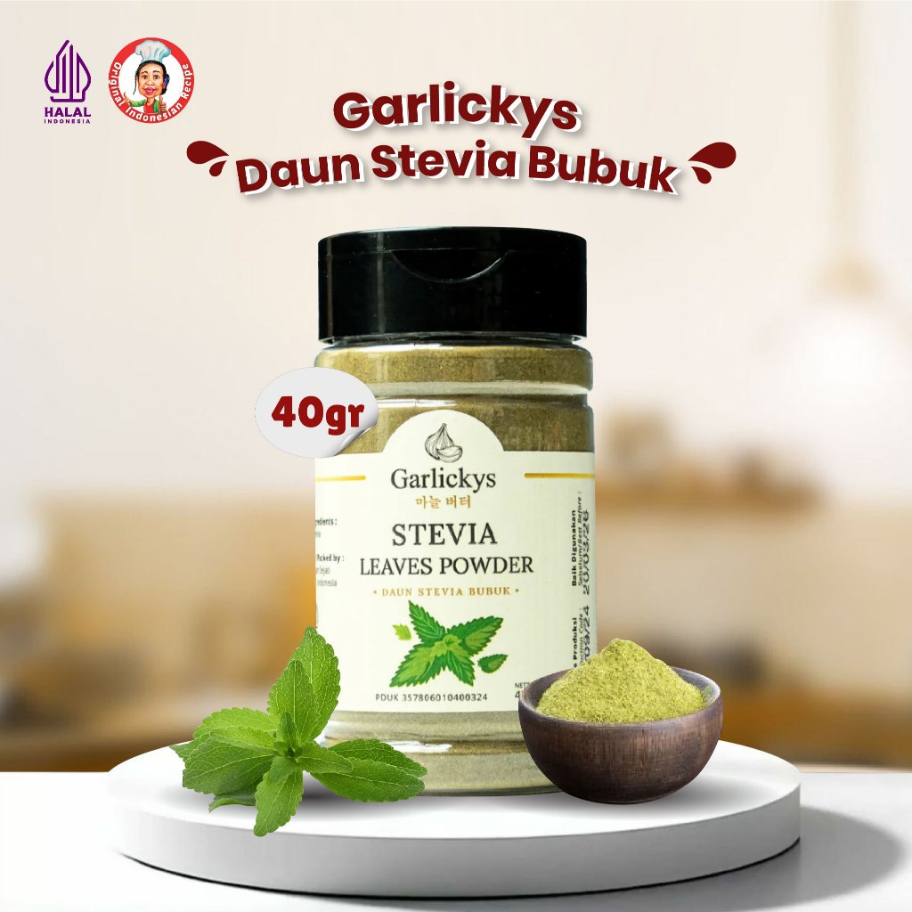 Garlickys - Bubuk Daun Stevia Bubuk