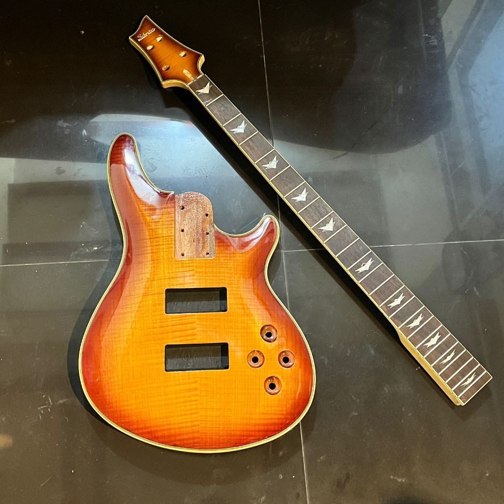 Body & Neck Bass Schecter Diamond Series (Set Original) – Flame Maple Finish