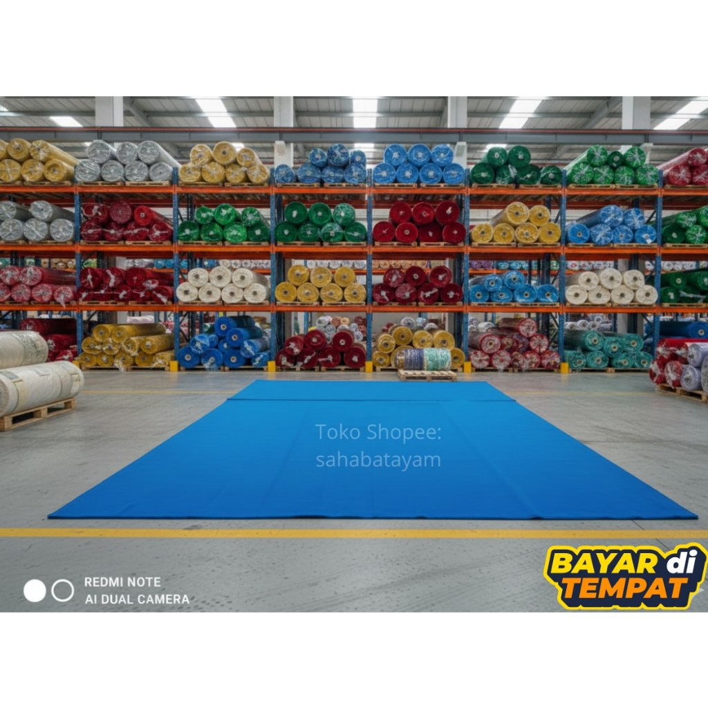 Karpet Brudu Polos Meteran Murah Alas Lantai Mushola Rumah