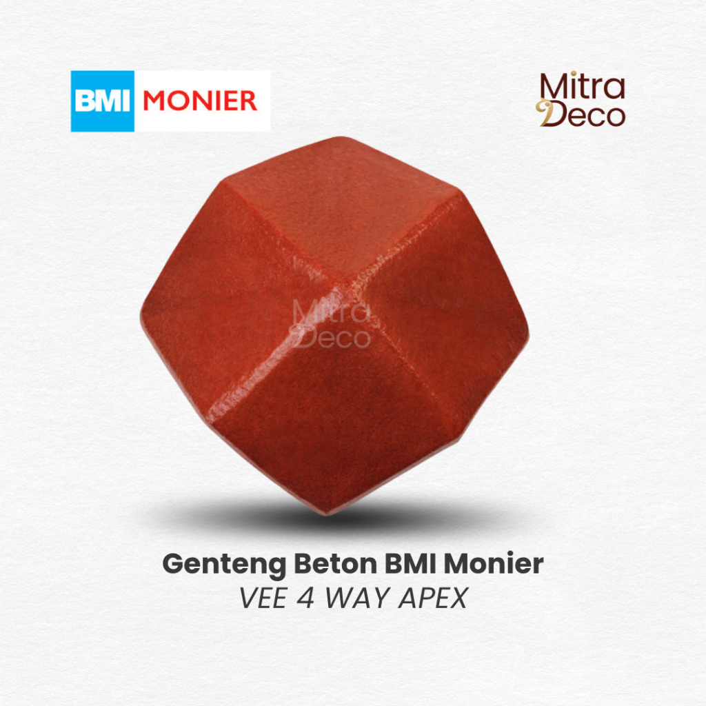 BMI Monier Aksesoris Genteng Vee 4 Way Apex