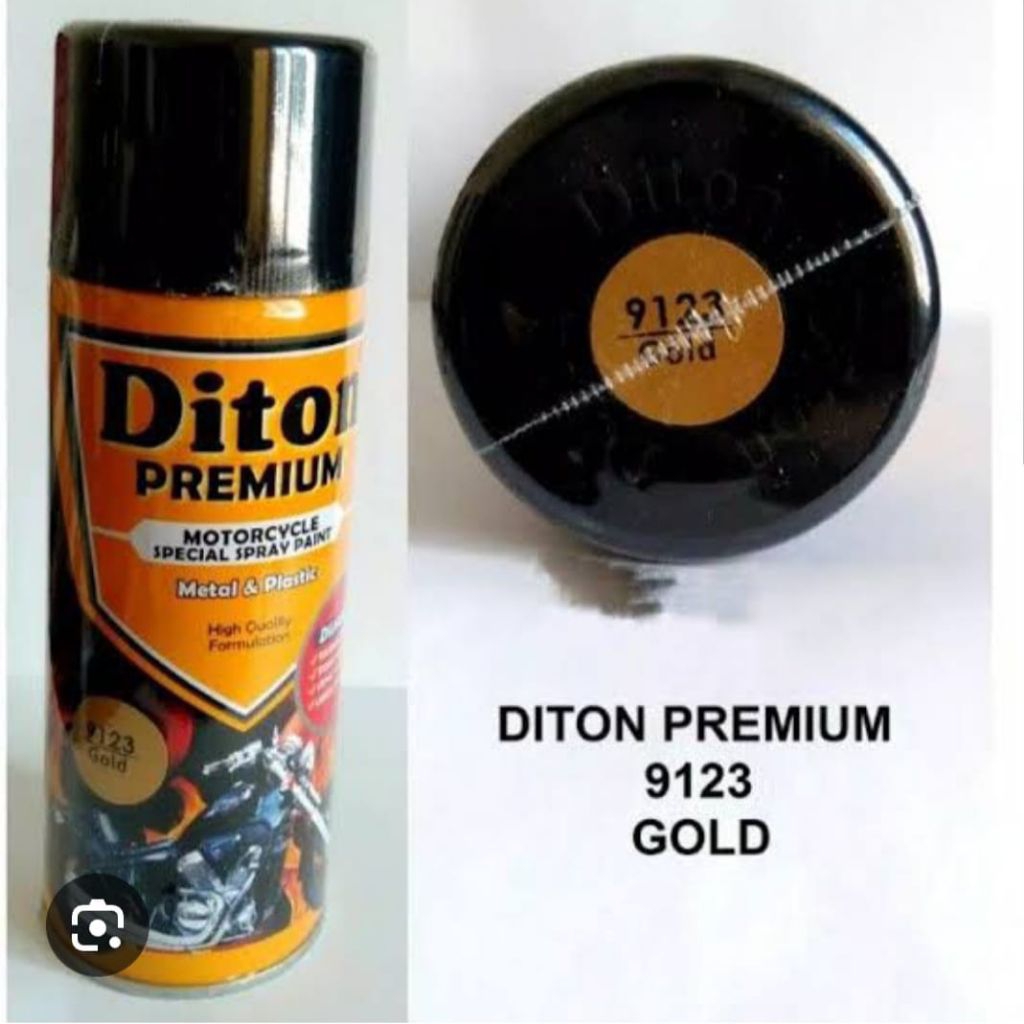 Jual Diton Premium Gold 9123 Emas RCB 400ml Pilok Tahan Bensin
