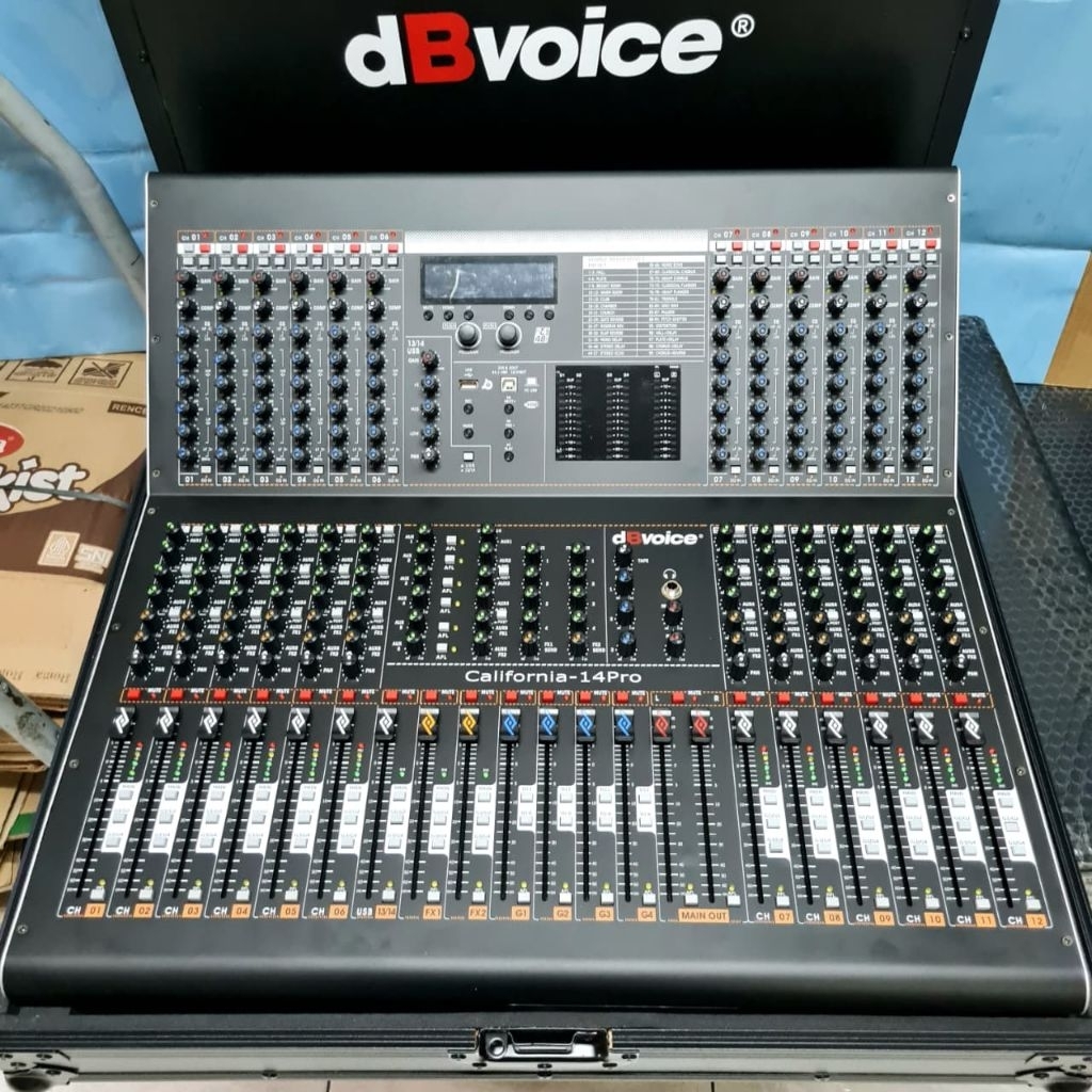 Mixer dbvoice California 14 Pro Original 14 Channel Dbvoice CALIFORNIA-14PRO