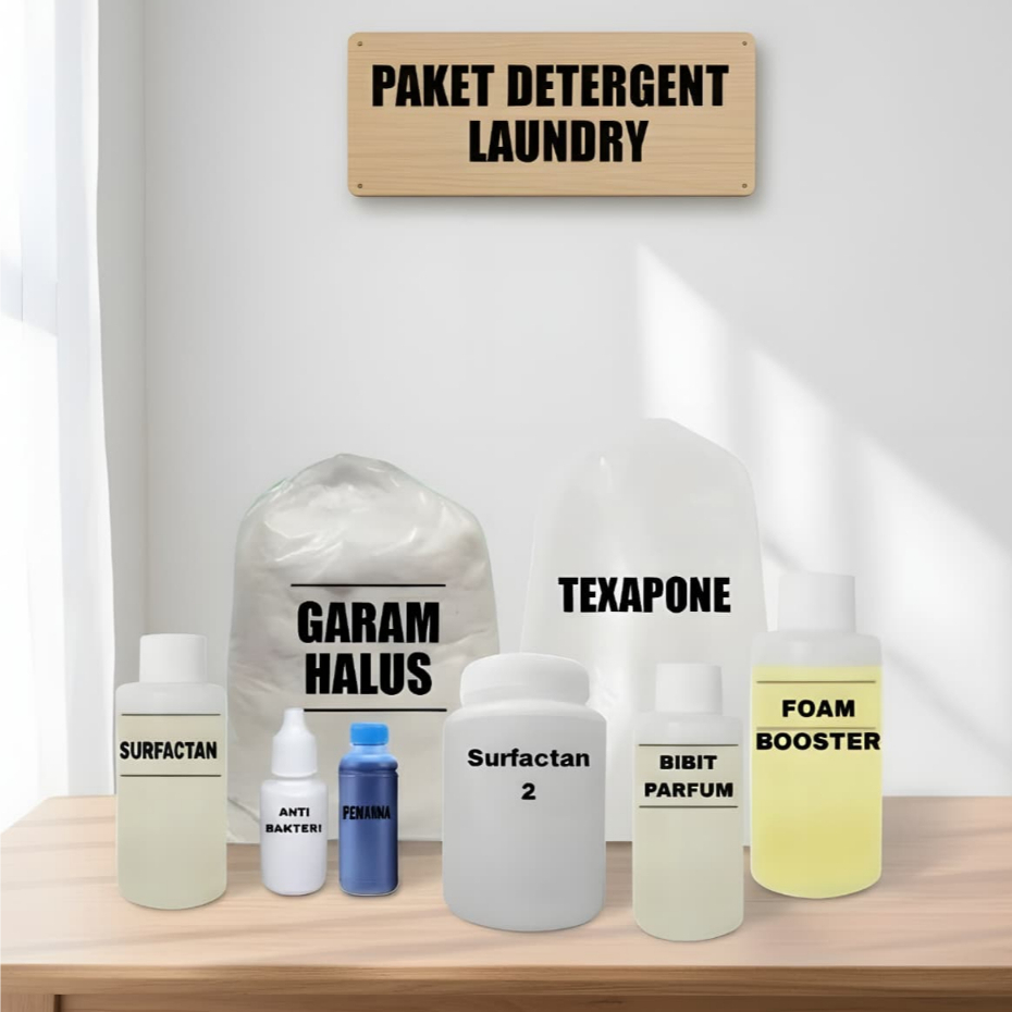 PAKET SABUN CAIR LAUNDRY / PAKET LENGKAP BAHAN SABUN MURAH 15 LITER