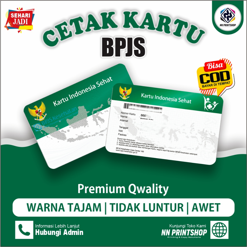 KARTU BPJS ( KIS ) SEHARI JADI