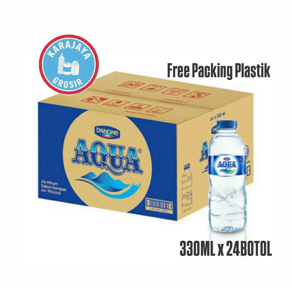 Aqua Kecil 330ml 1 Dus 24 BOTOL PROMO