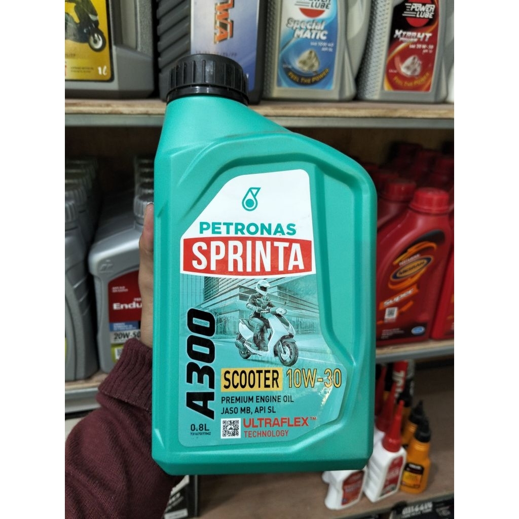 OLI PETRONAS SPRINTA A 700 10W-40 / A 300 10W-30 SCOOTER TERMURAH