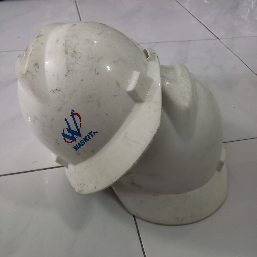 Helm Proyek Kerja Safety / Helm Proyek Putih
