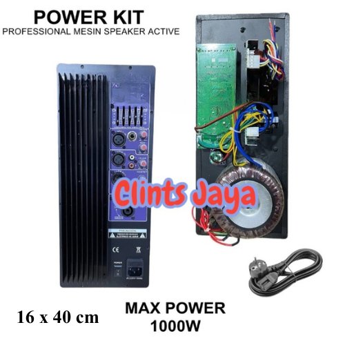 Power Kit Mesin Speaker Active Max Power 1000W - Profesional Mesin Aktif Speaker 16 x 40 cm