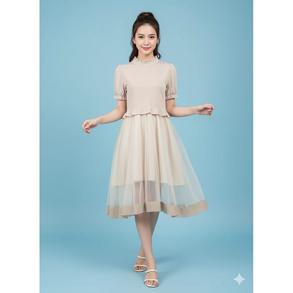 Dress wanita dress ala Korea dress model Korea